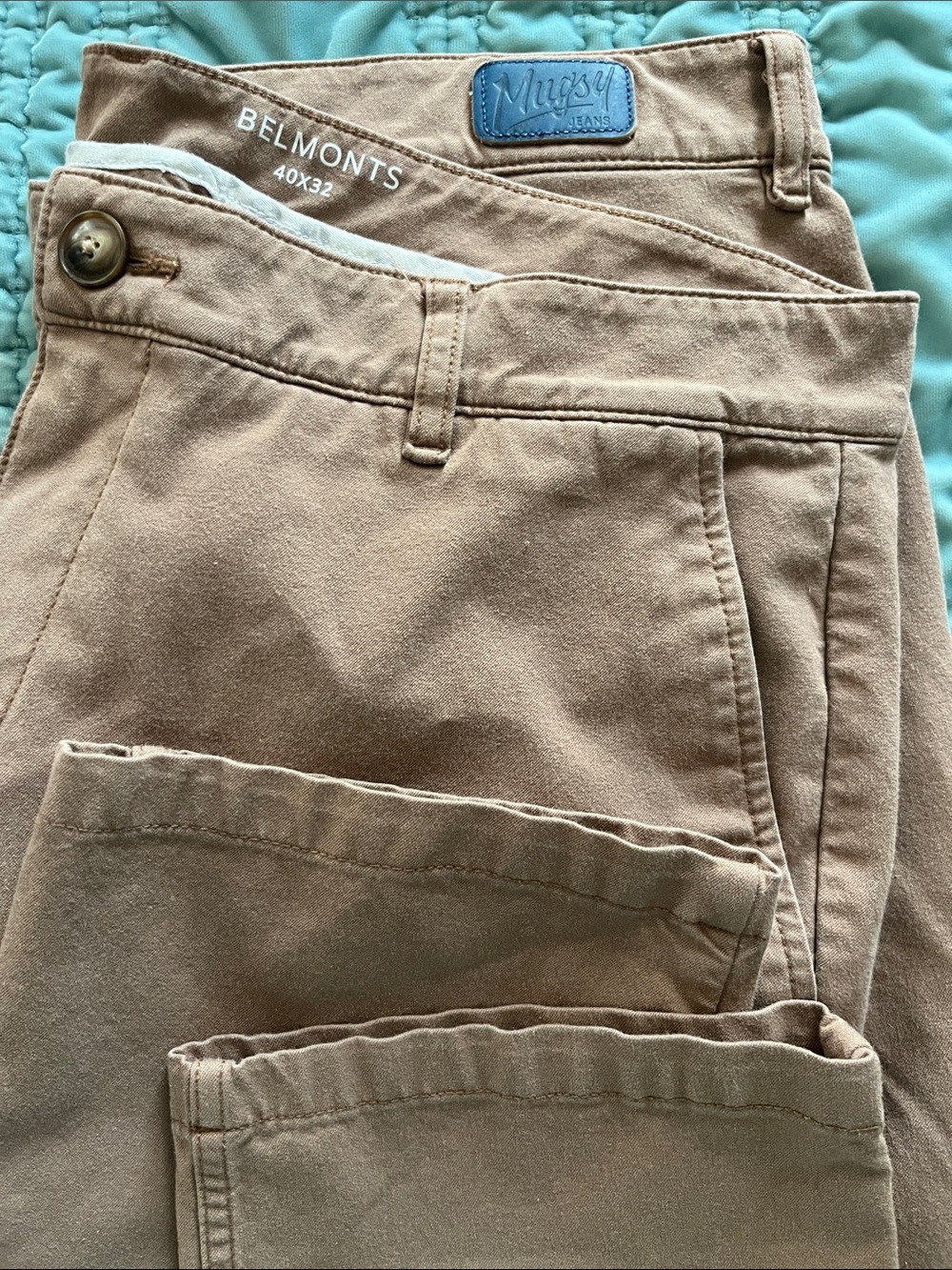 Mugsy Belmonts Men's Chino Pants in Brown